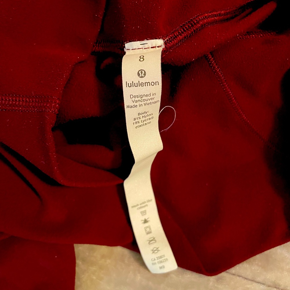 Lulu lemon align pants size 8